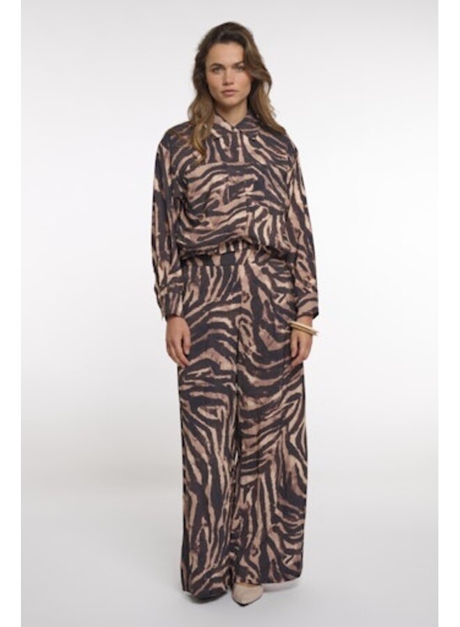 Auda.7002621 Rino&Pelle Blouson jacket  Brown zebra