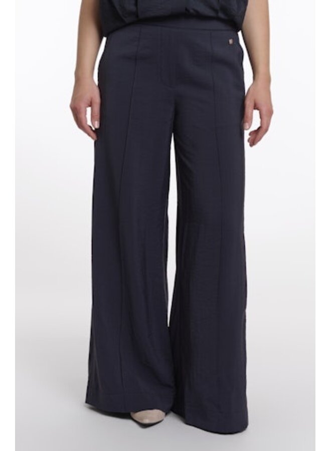 Darja Regular.7002621 Rino&Pelle Regular length wide leg pants  Dark navy