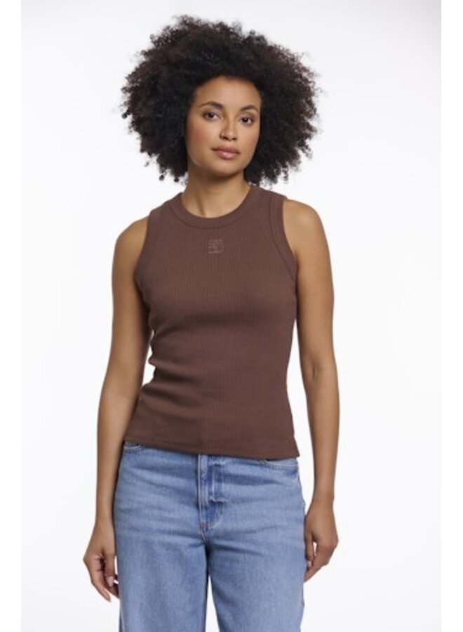 Filipa.7002622 Rino & Pelle Tanktop Dark bark