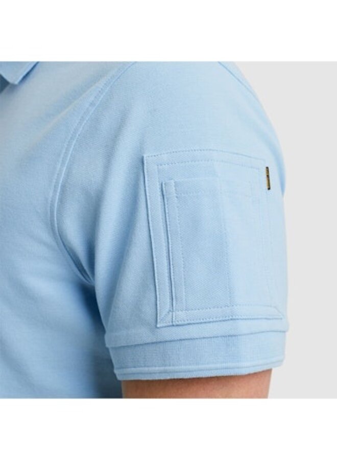 PPSS0000861 5326 PME Legend Short sleeve polo American Classic Airy Blue