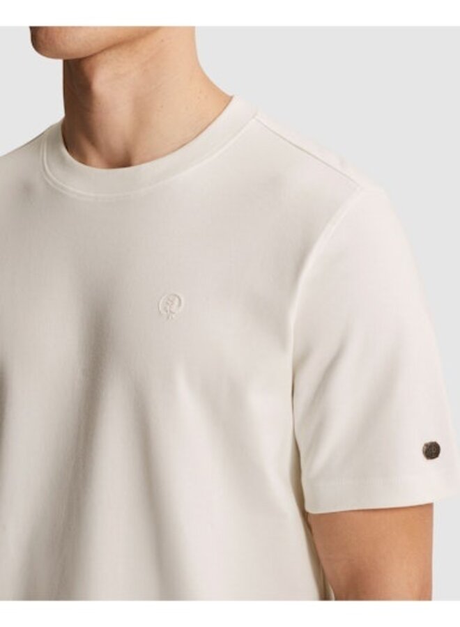 CTSS650001 7002 Short sleeve r-neck regular fit interlock snow white