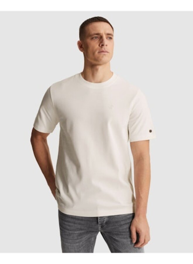 CTSS650001 7002 Short sleeve r-neck regular fit interlock snow white