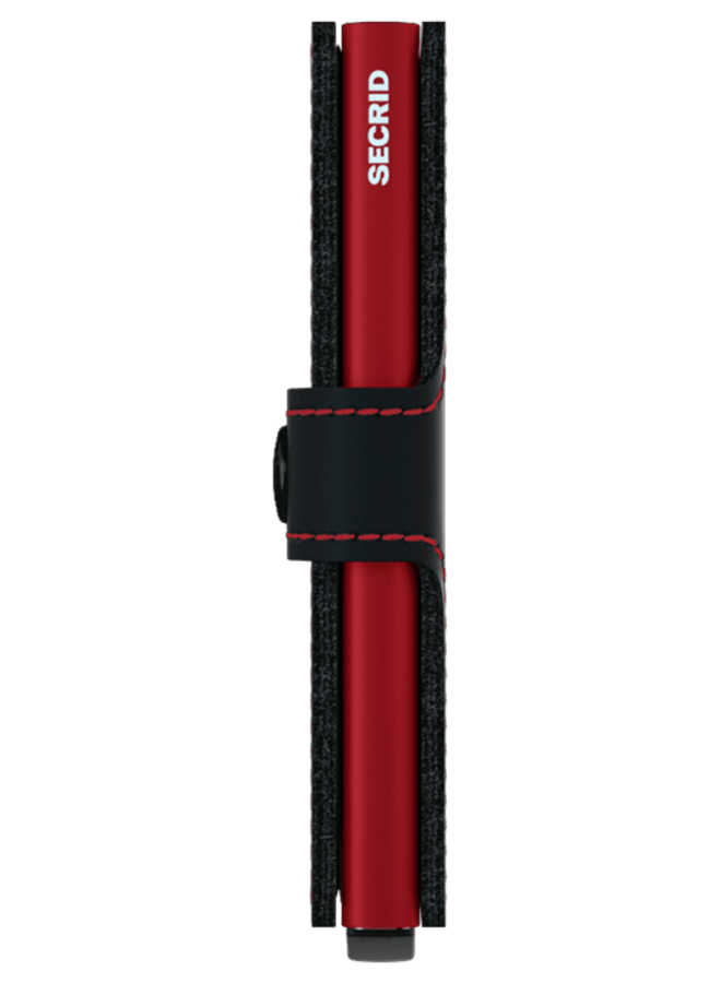 Secrid Miniwallet Matte Black and Red