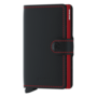 Secrid Miniwallet Matte Black and Red