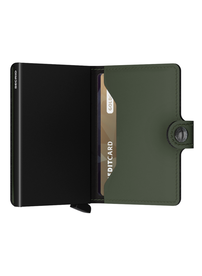 Secrid Miniwallet Matte Green Black