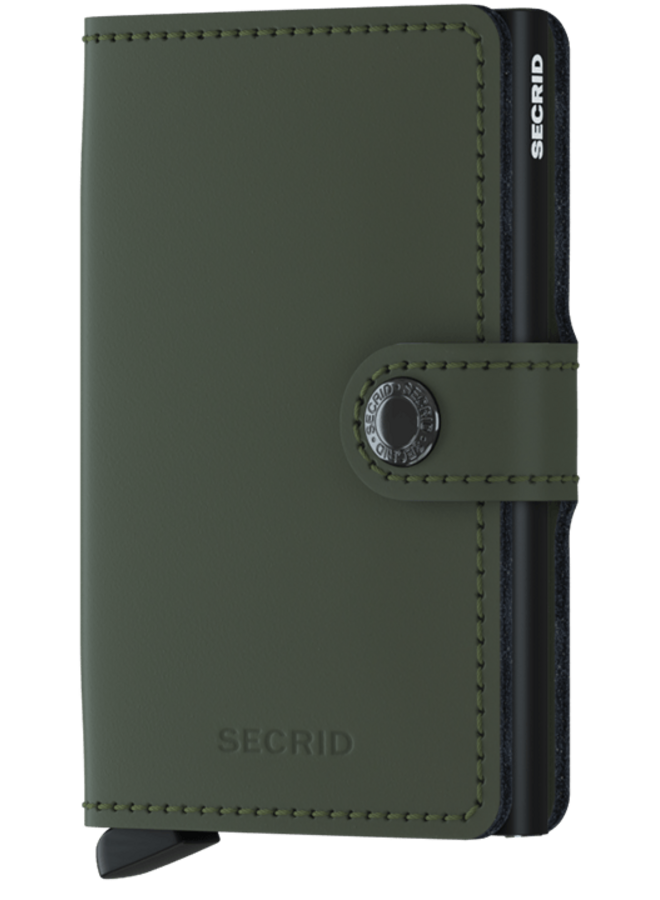 Secrid Miniwallet Matte Green Black