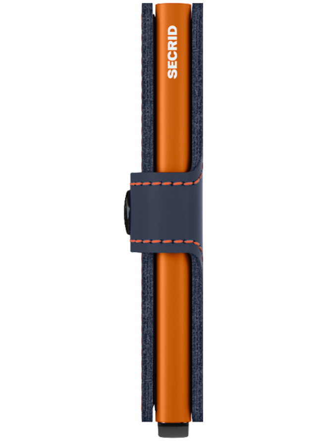 Secrid Miniwallet Matte Nightblue and Orange