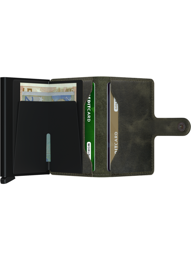 Secrid Miniwallet Vintage Olive black