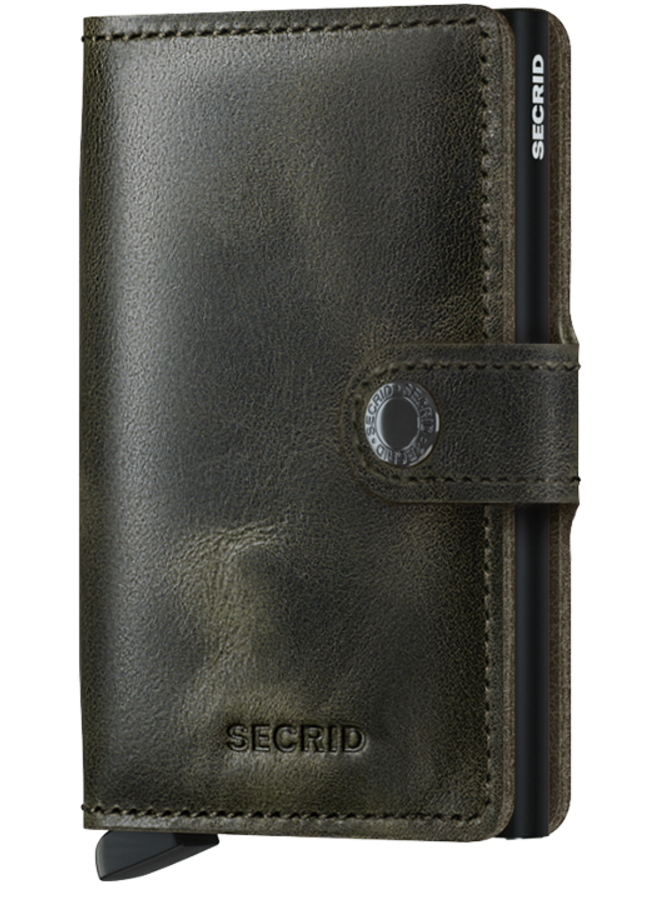 Secrid Miniwallet Vintage Olive black