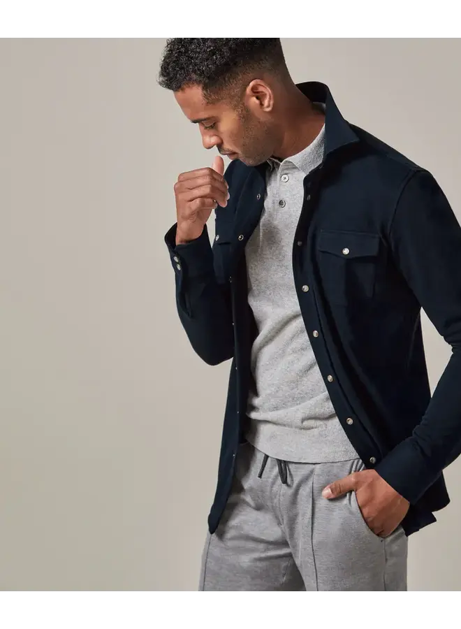 PPXF10001J Profuomo overshirt western navy