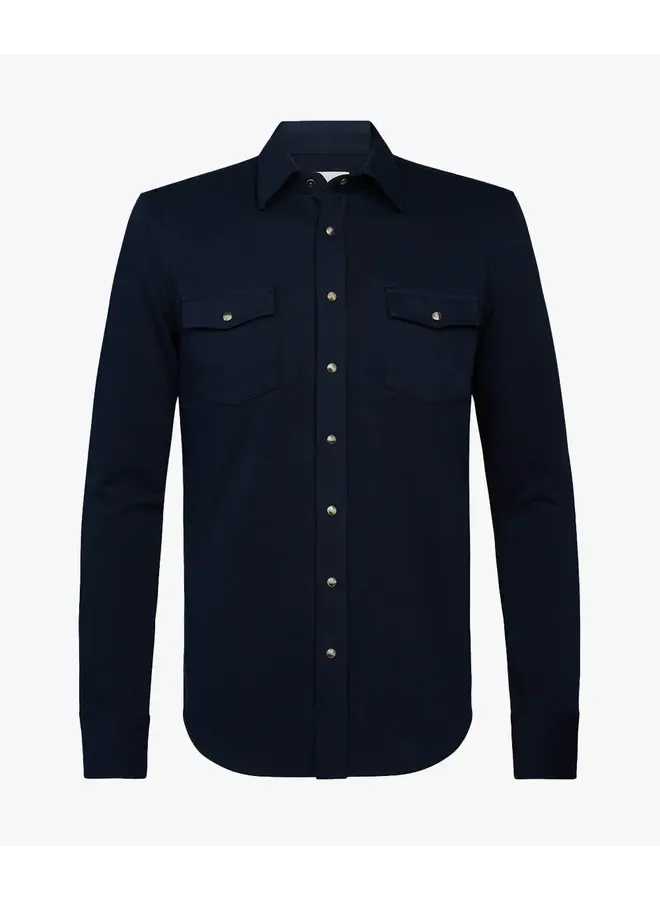 PPXF10001J Profuomo overshirt western navy
