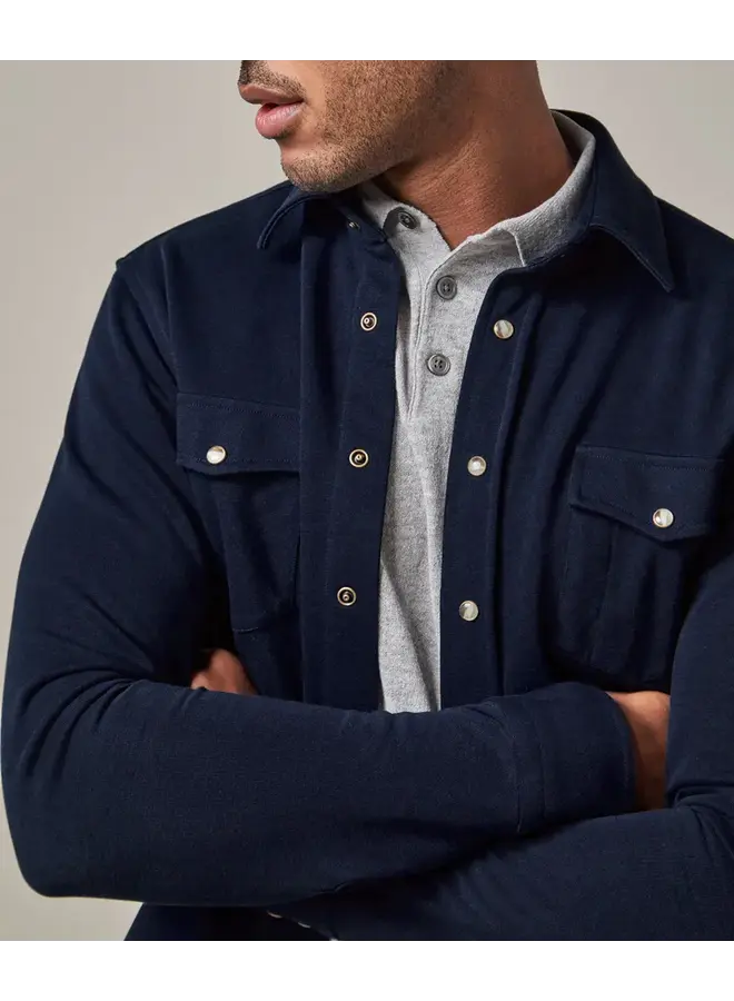 PPXF10001J Profuomo overshirt western navy