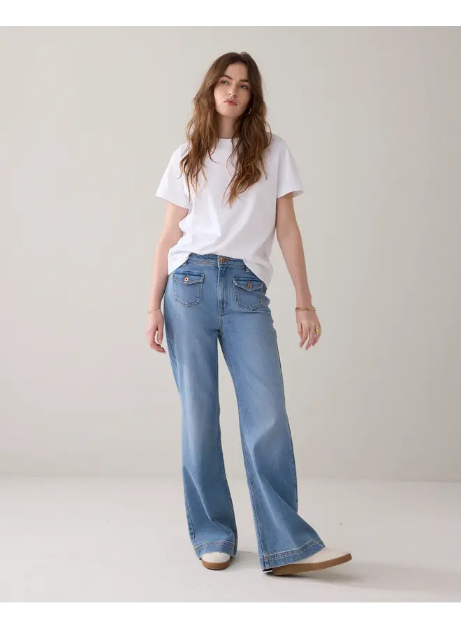 4s2936-5206 426 Summum Jeans flared Comford heritage denim  Vintagebluedenim