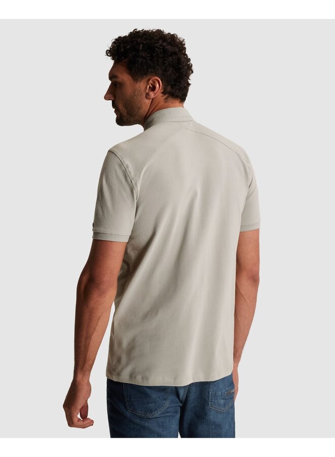 CPSS2603851 9105 Cast Iron Short sleeve polo slim fit fine pique essential Belgain Block