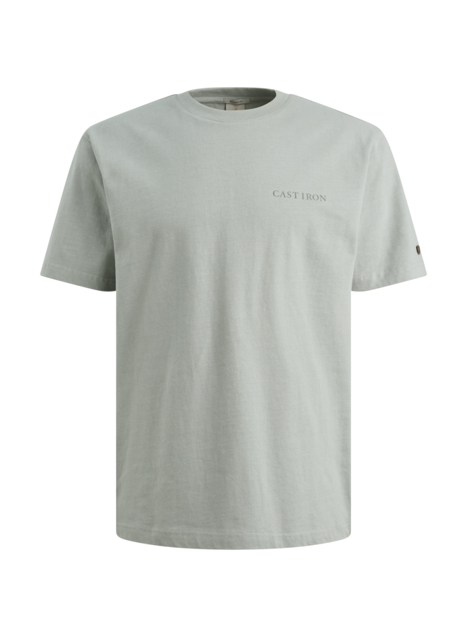 CTSS2603512 9105 Cast Iron Short sleeve r-neck relaxed fit peached jersey Belgain Block