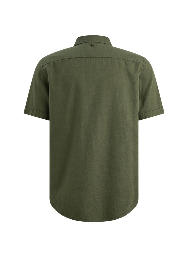 PSIS2603268 6150 PME Legend Short Sleeve Shirt Ctn Slub Thyme