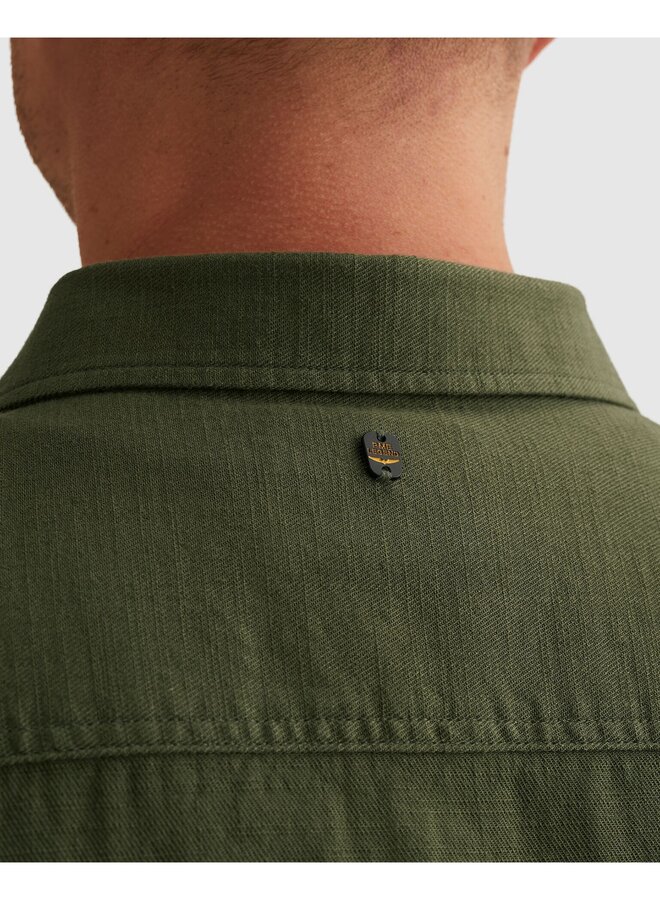 PSIS2603268 6150 PME Legend Short Sleeve Shirt Ctn Slub Thyme