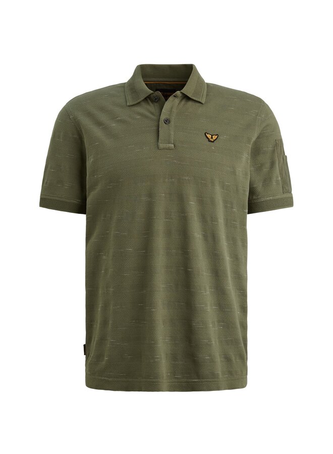 PPSS2603885 6150 PME Legend Short sleeve polo injected popcorn pique Thyme