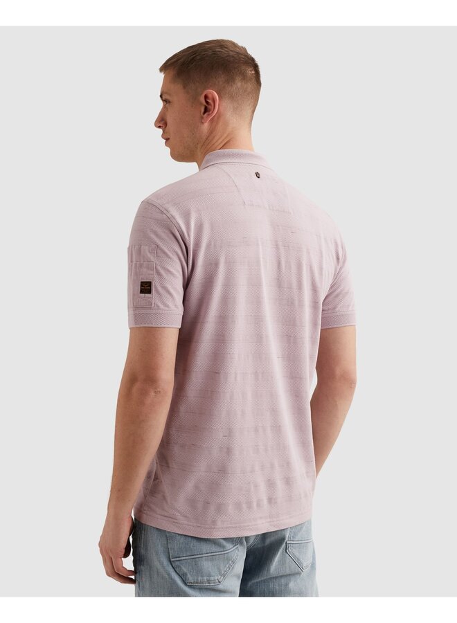 PPSS2603885 4203 PME Legend Short sleeve polo injected popcorn pique Lavender Frost