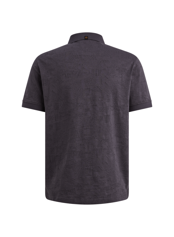 PPSS2603883 5278 PME Legend Short sleeve polo jacquard jersey Graphite
