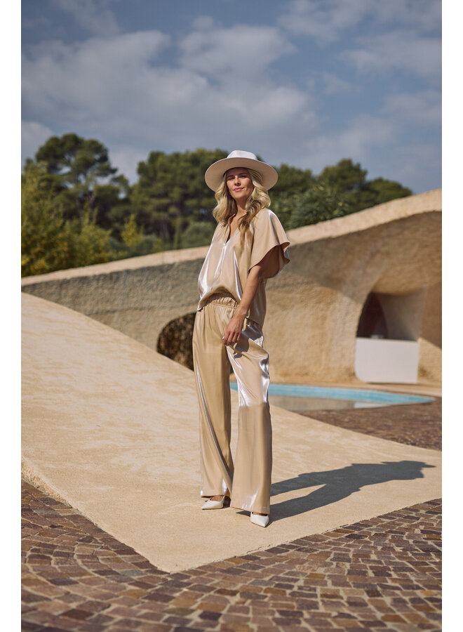 NKS01131 9 Nukus Taylor Top Shiny Sand