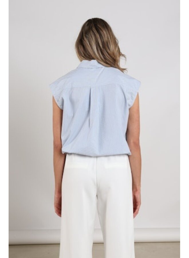 NKS01155 312 Nukus Abby Top Stripe Cloudy