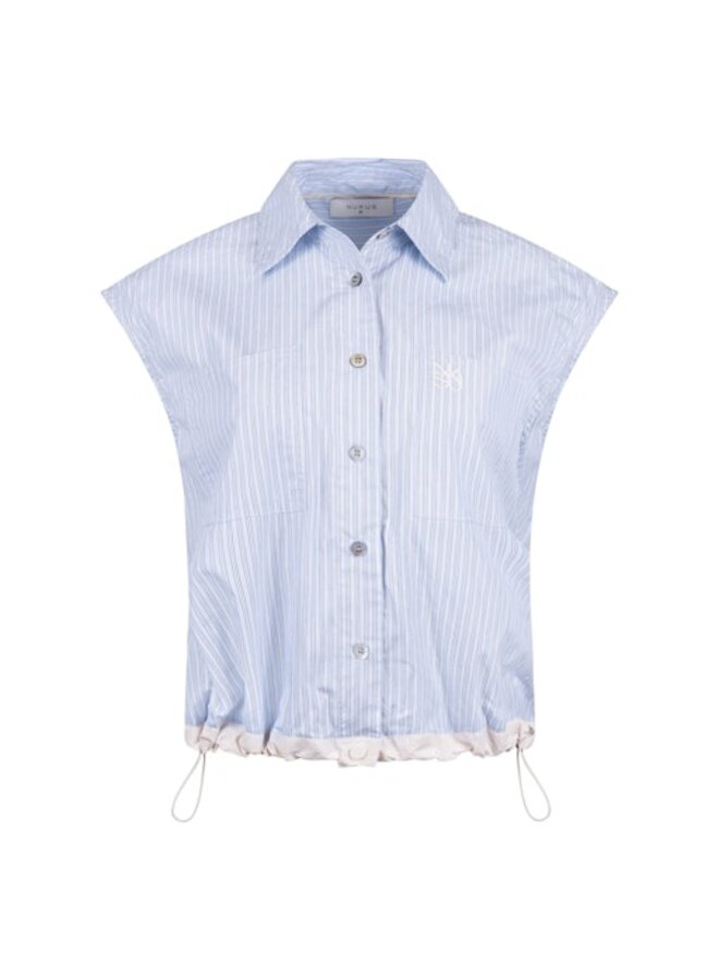 NKS01155 312 Nukus Abby Top Stripe Cloudy