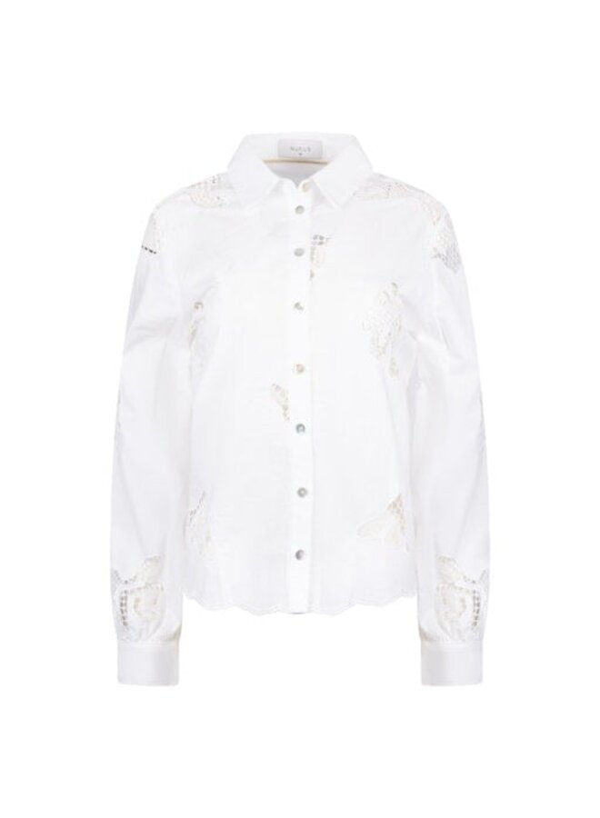 NKS02174 17 Nukus Floor Blouse Off White