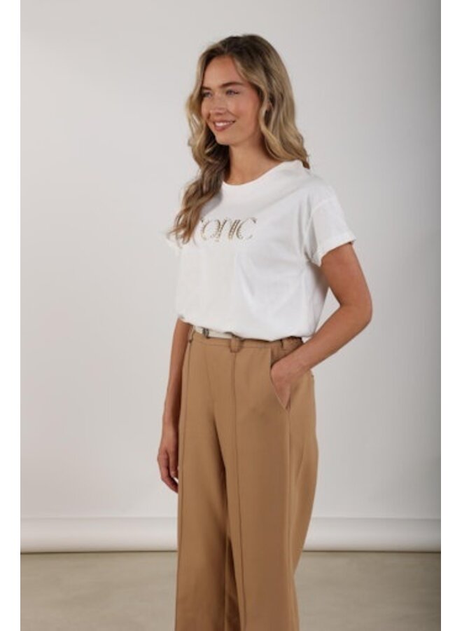 NKS04025 126 Nukus Reese Shirt Iconic Offwhite/Gold