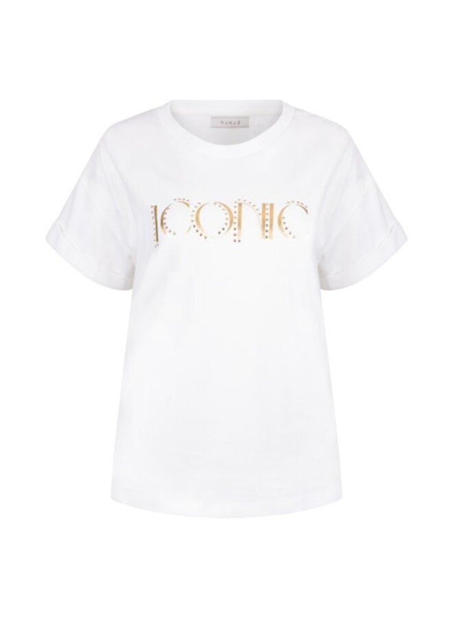 NKS04025 126 Nukus Reese Shirt Iconic Offwhite/Gold