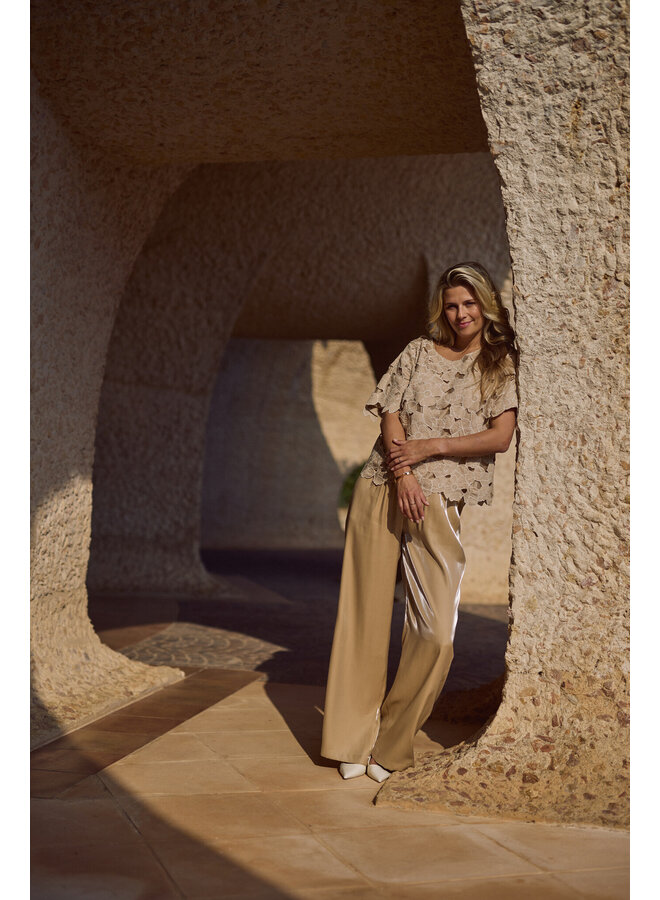 NKS09059 9 Nukus Rubi Pants Shiny Sand