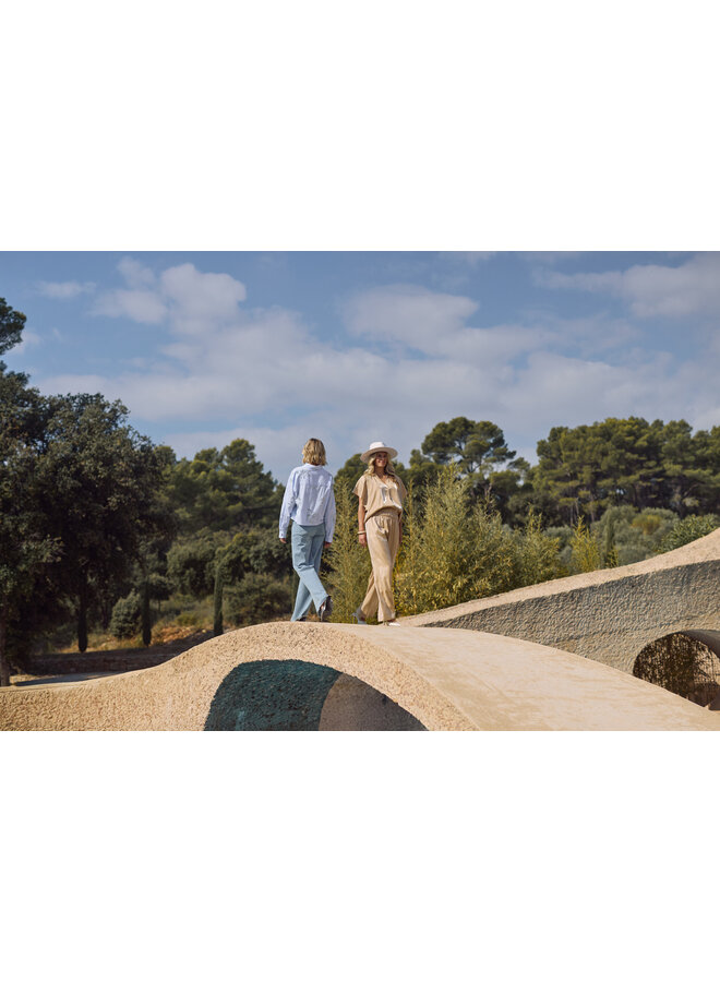 NKS09061 24 Nukus Scarlet Pants Bleached Denim