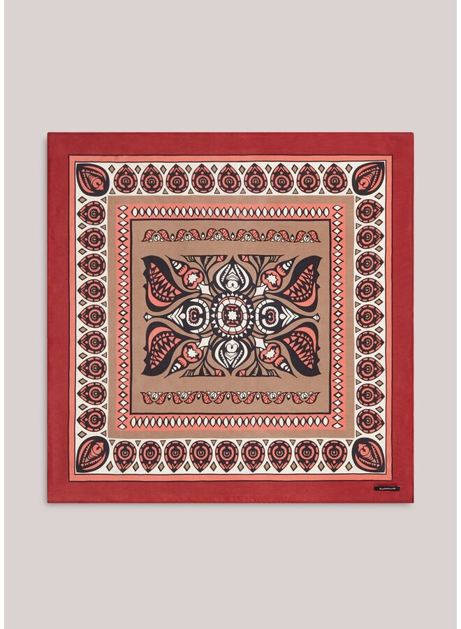 8s1069-8608 570  Summum Scarf Satin small Faded rose