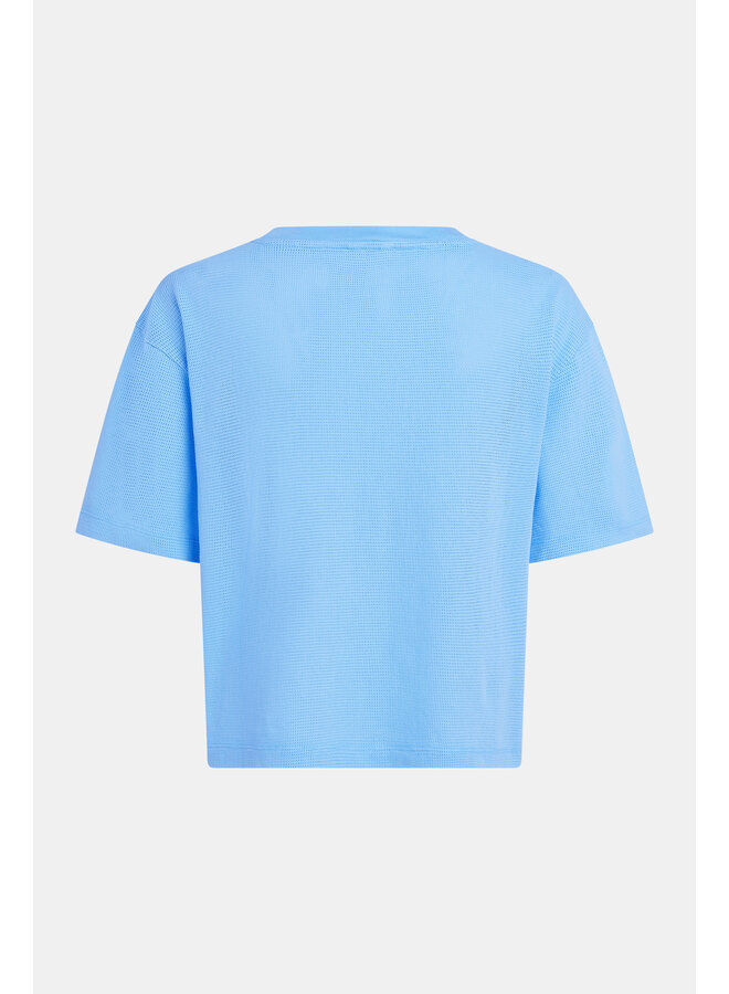 S26F1839 478-01 Penn en Ink T-shirt print ciel white