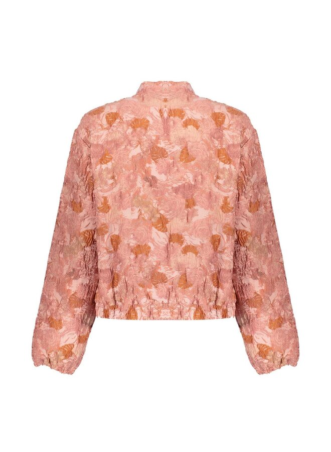 65032-21 420 Geisha Bomber jacquard pink combi