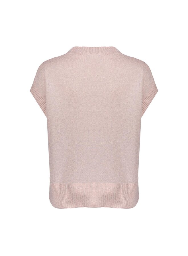 64090-70 421 Geisha Pullover sl/less old pink/lurex