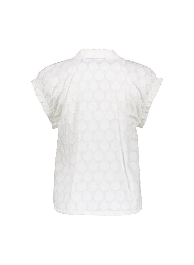 63235-26 010 Geisha Blouse lurex off-white