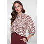 63191-20 718 Geisha blouse ecru/cherry red