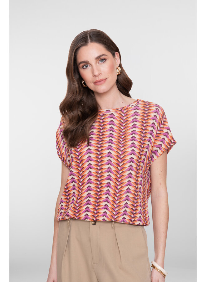 62155-20 300 Geisha top lila/orange