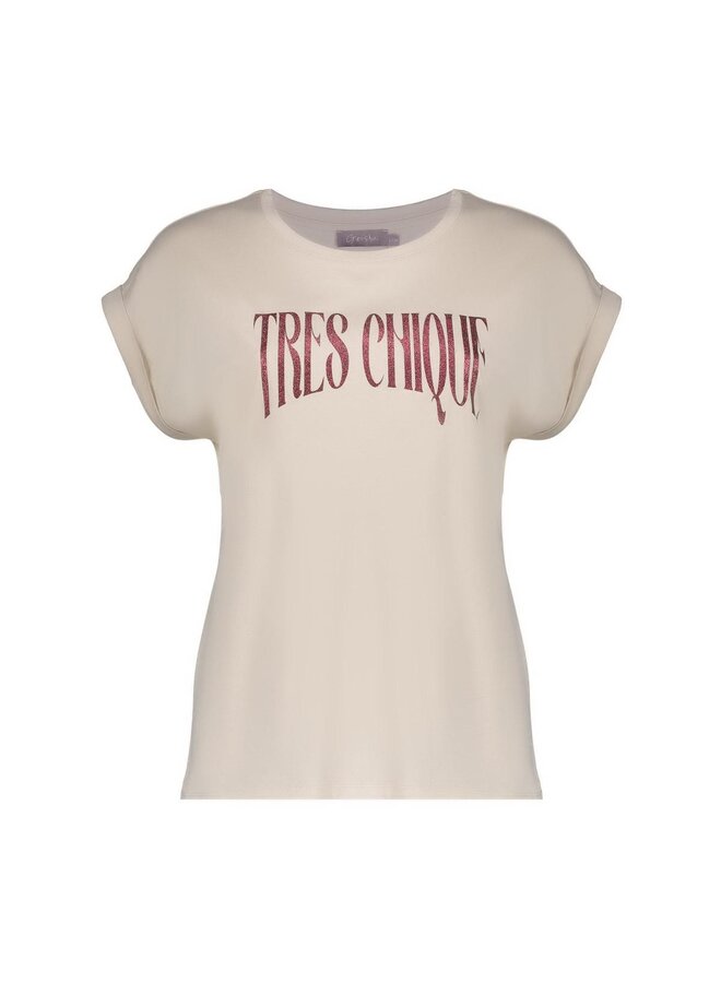 62143-41 720 Geisha T-shirt "tres chique" sand/cherry