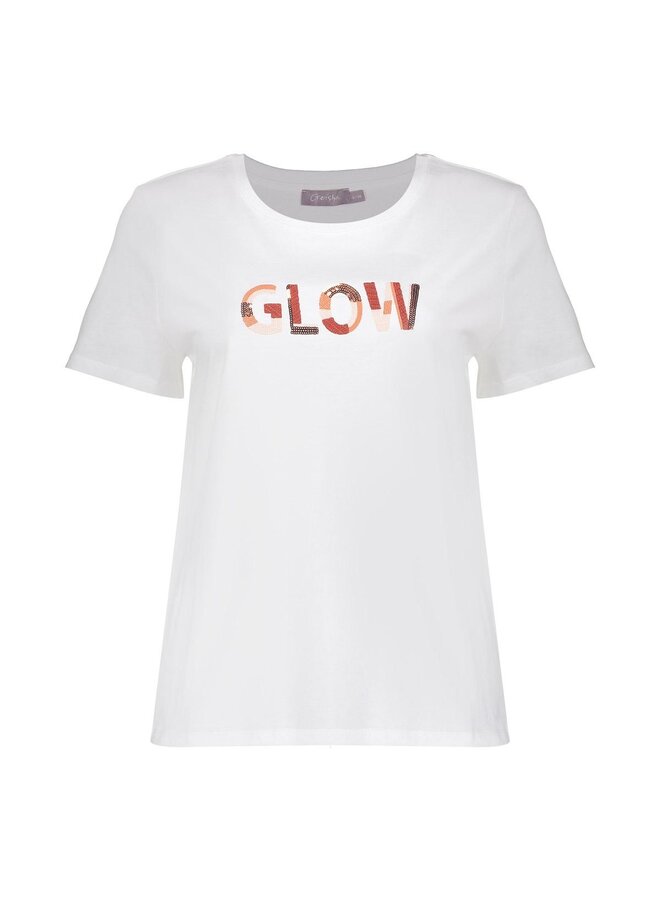 62084-41 010 Geisha T-shirt glow off-white/light pink