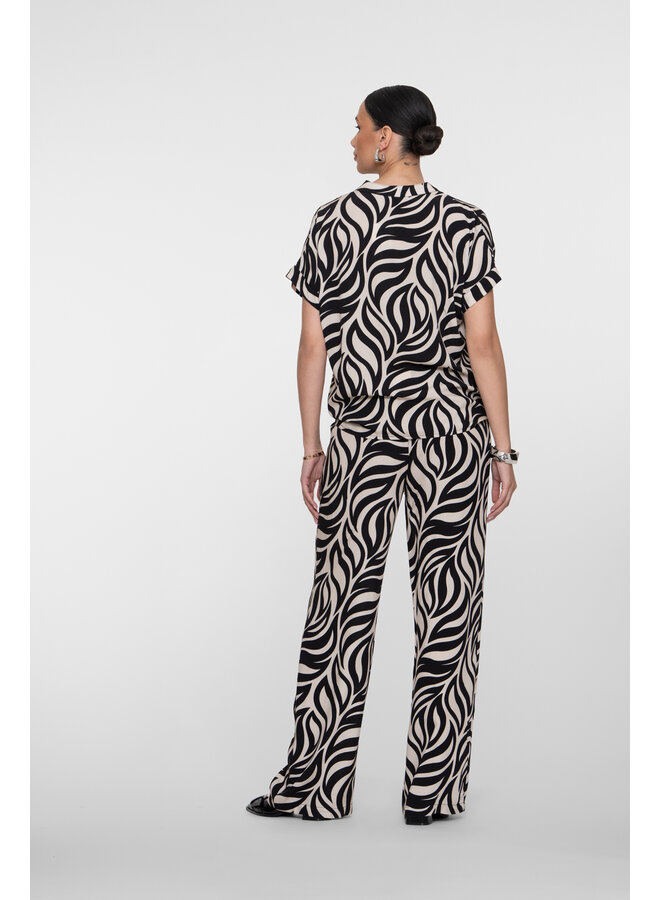 61230-70 999 Geisha Pants bi-color black/sand