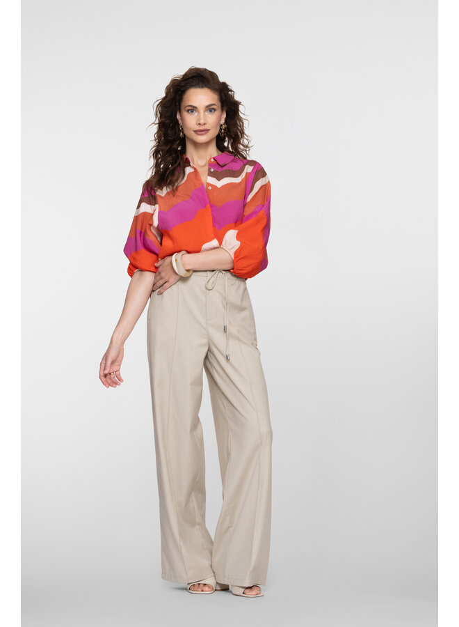 61041-10 720 Geisha Pants wide sand