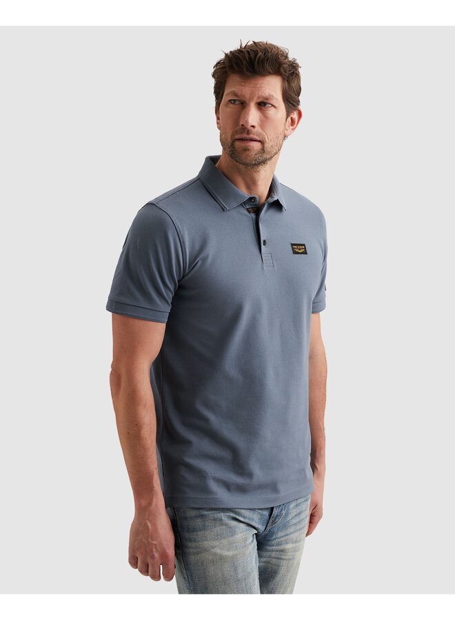 PPSS2602899 5052 PME Legend Short sleeve polo American Classic Bijou Blue