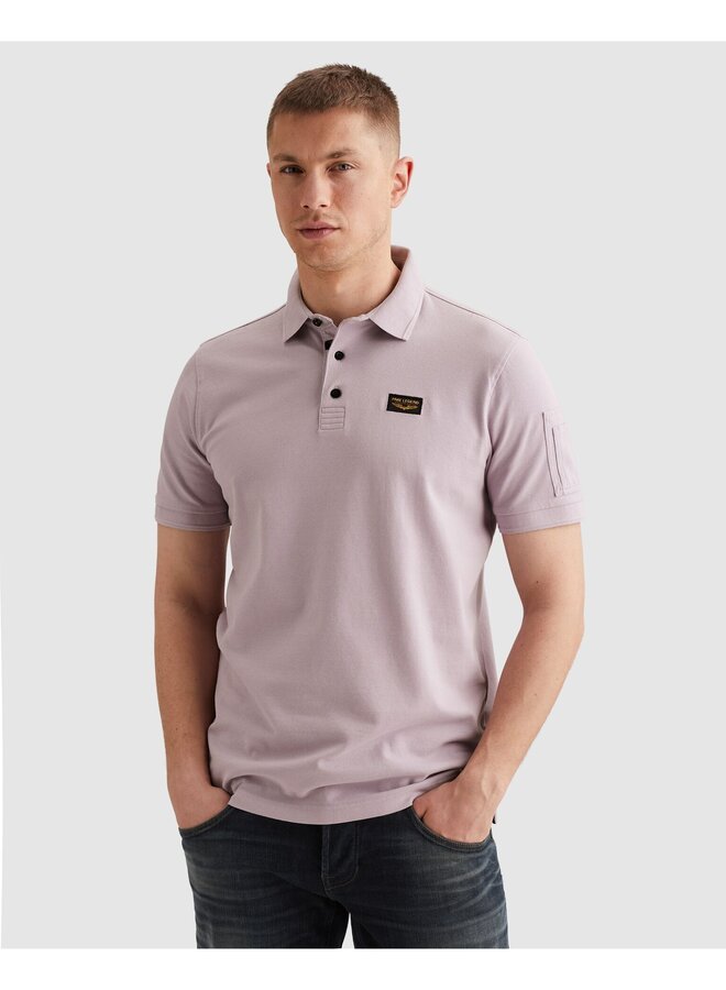 PPSS2602899 4203 PME Legend Short sleeve polo American Classic Lavender Frost