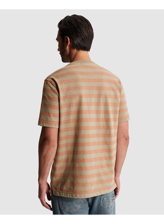 CTSS2603569 8023 Cast Iron Short sleeve r-neck regular fit peached jersey Aluminum