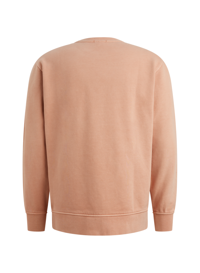 CSW2603401 3018 Cast Iron Long sleeve r-neck relaxed fit sweat Cafe Creme