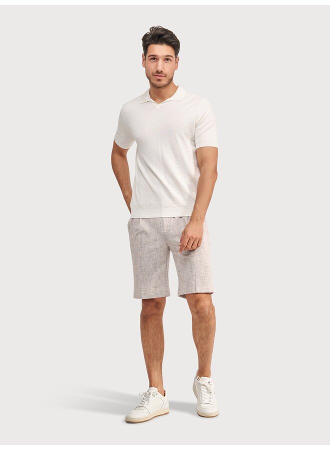 KBIS26-M16 Blue Industry polo OFF WHITE