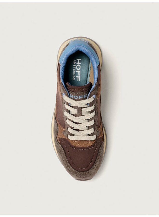 12602401 Hoff SNEAKER Man CITY RETRO CHOCOLATE