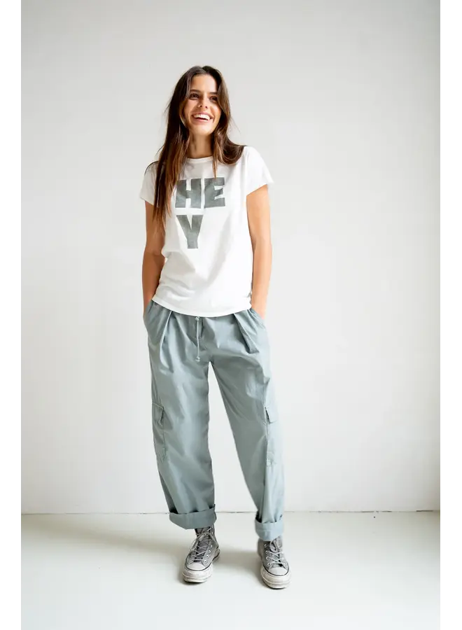 S26F1805 05-815 Penn & Ink T-shirt print ecru monument